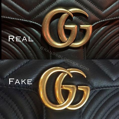 real vs fake gucci logo|how to tell if gucci bag is real.